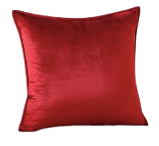 Wine Red Velvet Pillow