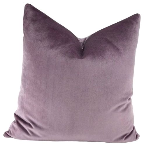 Dark Lavender Purple Pillow
