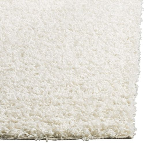 White Shag Area Rug #505