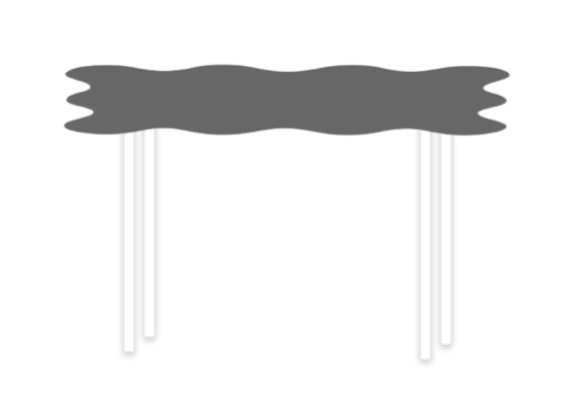 Wavy Communal Table Customizable