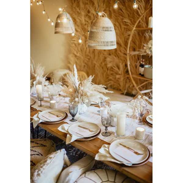 Wicker Pendant Lantern