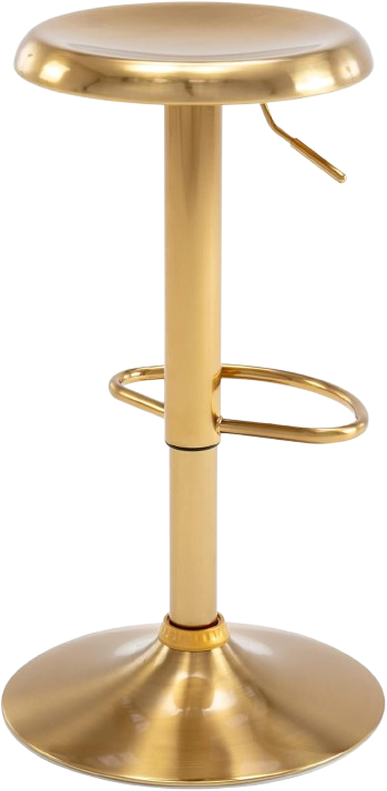 Gold Adjustable Barstools