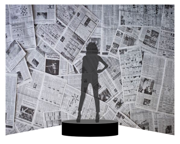 Custom Newspaper Walls