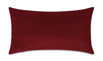 Scarlet Red Velvet Lumbar
