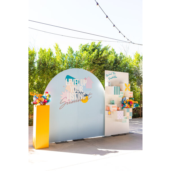 Custom Colored Pillars