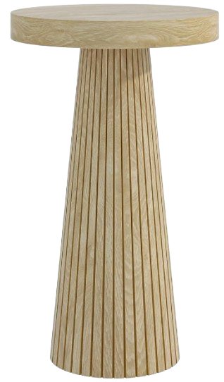 Oak Slat Side Tables