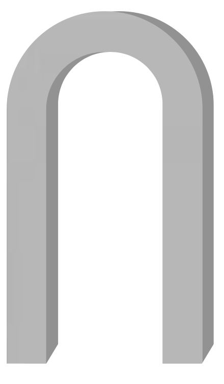 3D Small 7'x3' Arch Structure