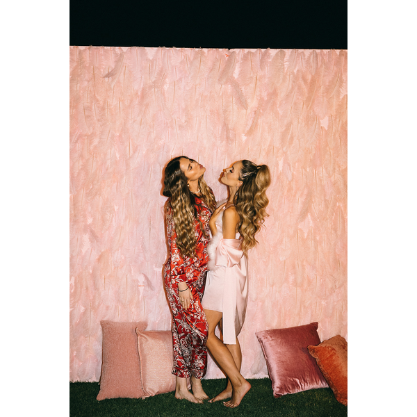 Light Pink Feather Wall