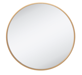 Gold Circle Mirror