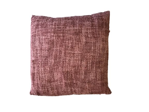 Dark Plum Woven Pillows