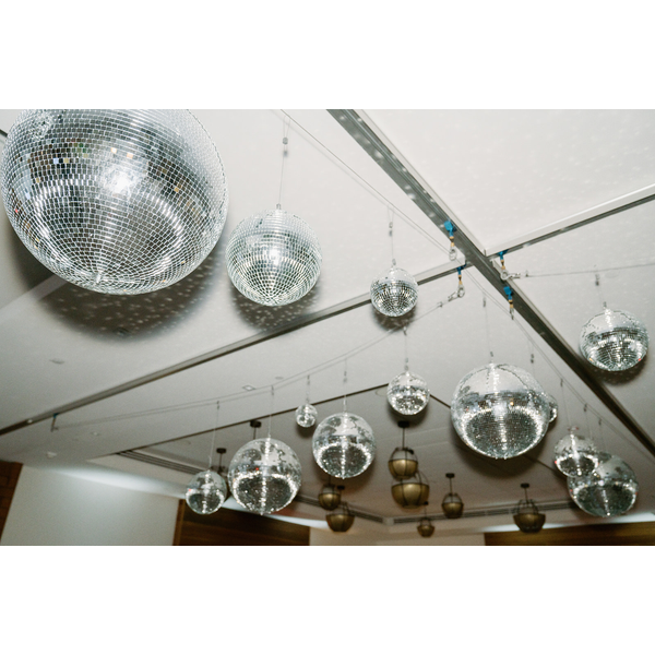Disco Ball Ceiling Install