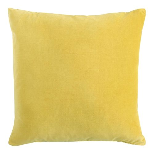 Golden Yellow Velvet Pillows