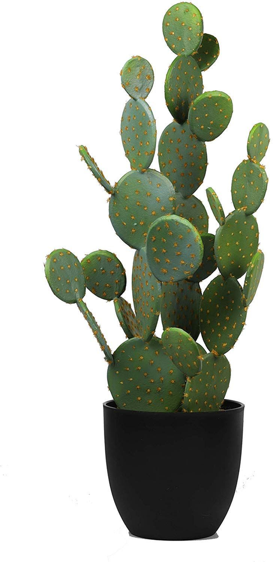 34.2" Faux Prickly Pear Cactus