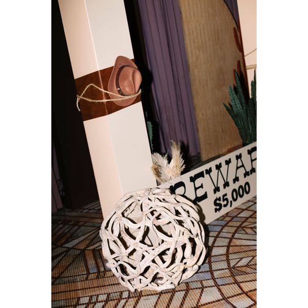 XL Wooden Stick Ball Decor