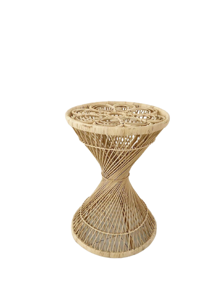 Rattan Flower Cocktail Table