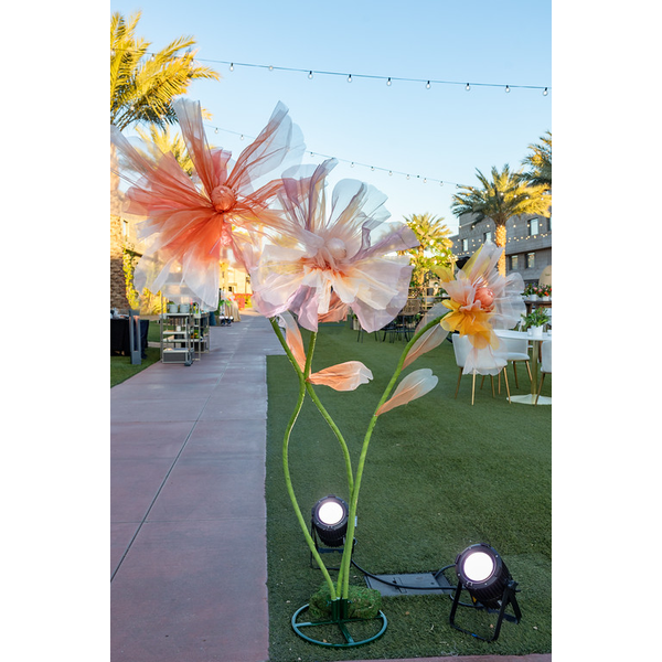 XL Lifesize Faux Floral Garden