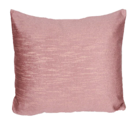 Pink and Silver Pillow