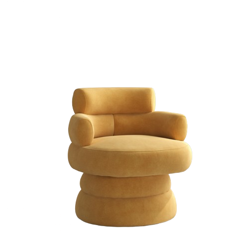 Goldie Tufted Swivel Chair