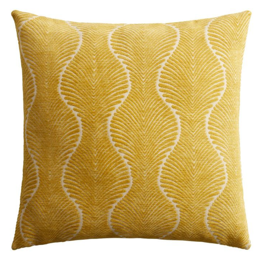 Yellow Ogee Pillow