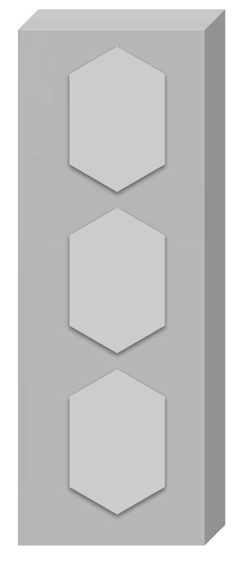 8'x3' Interactive Flip Walls