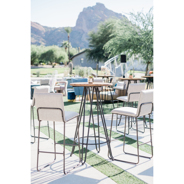 Modern Round Cocktail Table