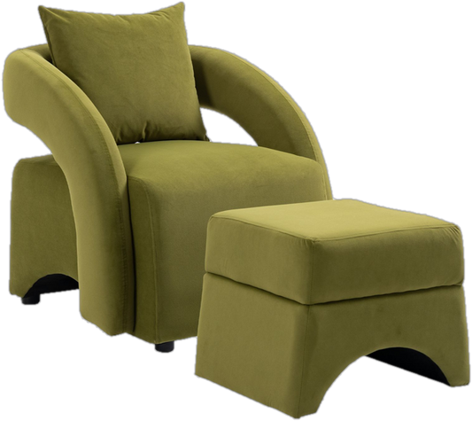 Fern Chair & Ottoman