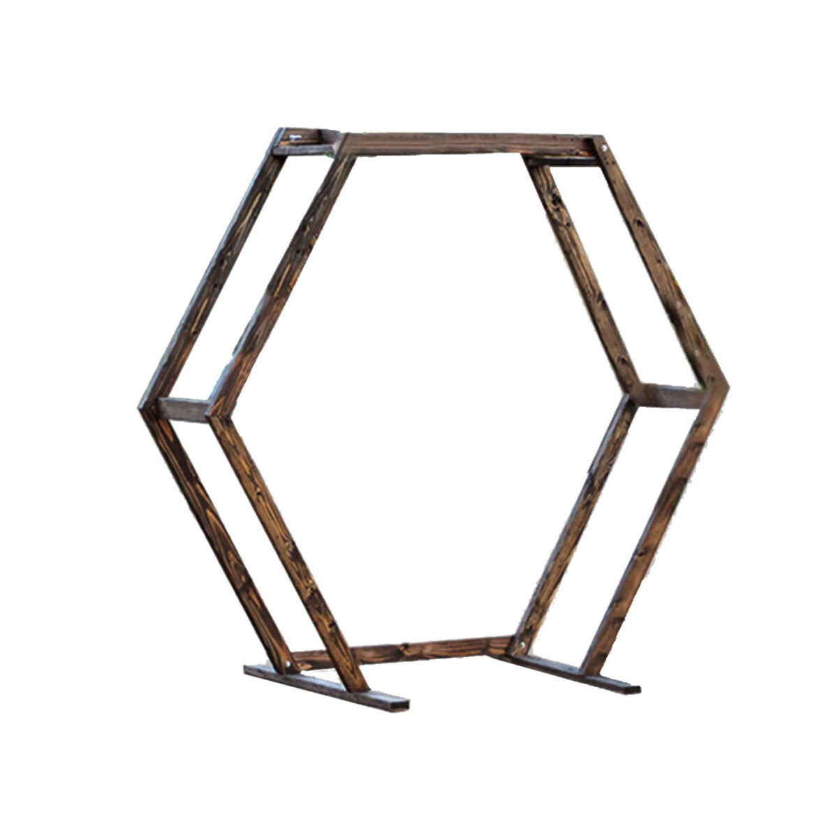 Hickory Hexagon Arch