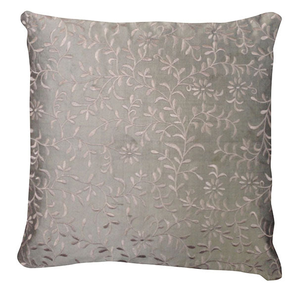 Flourish Silver Pillow