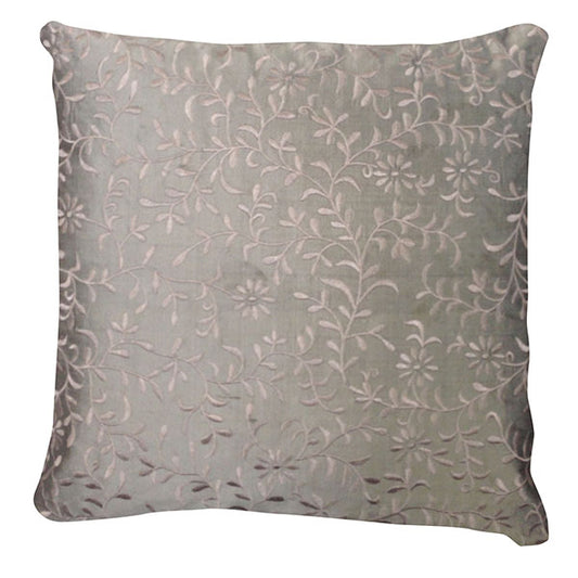 Flourish Silver Pillow
