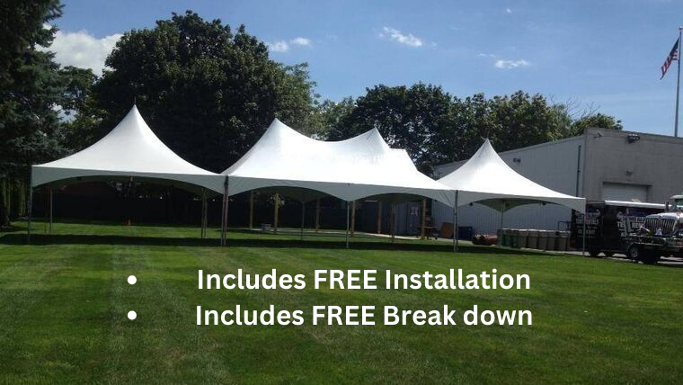 20'x70' High Peak Frame Tent / Canopy