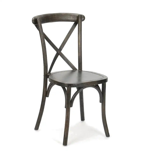 X Cross Back Chair (Antique)