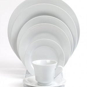 Fine White China Dinnerware