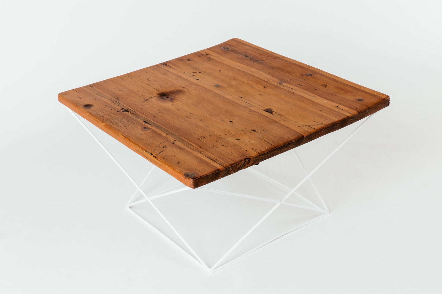 White Geometric Table