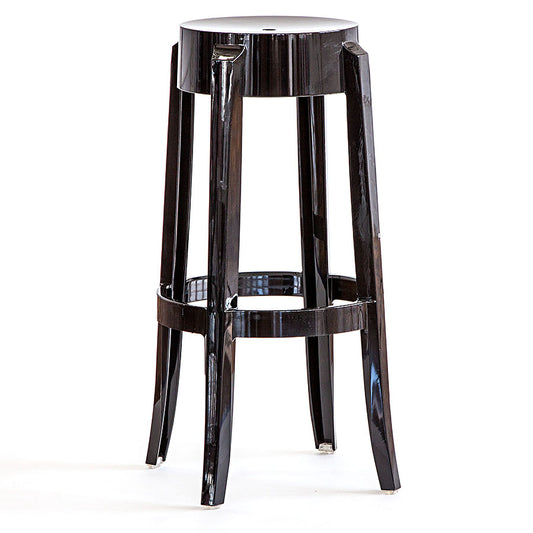 Ghost Bar Stool Black