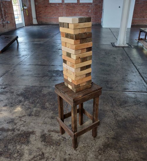 Giant Tumbling Tower Game