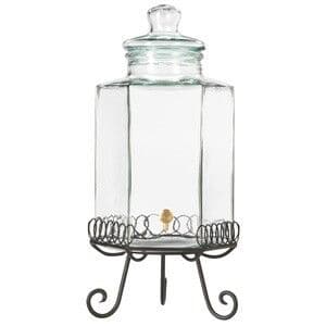 3-Gallon Glass Beverage Dispenser