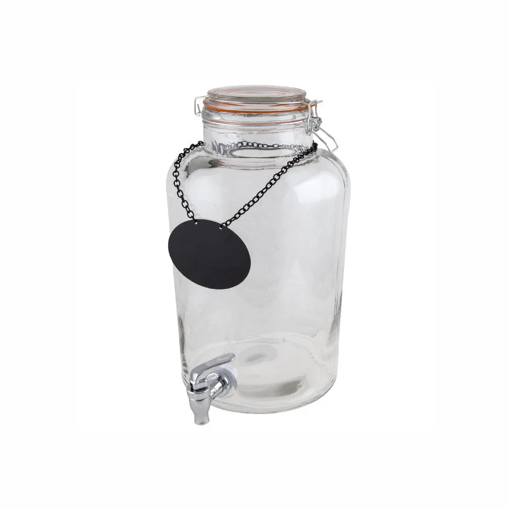 Rustic Glass Beverage Dispenser