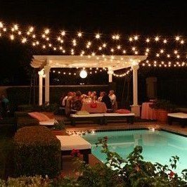 50' Strand Globe Lights