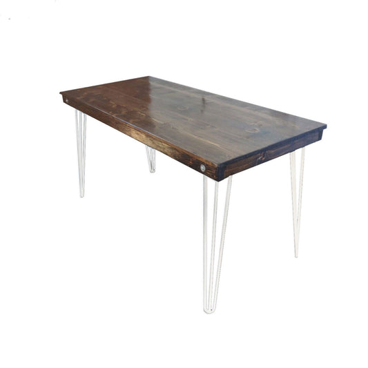 5' Hickory Sweetheart Hairpin Table