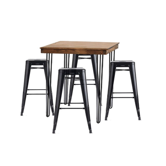 3' Hickory Hairpin Cocktail Table