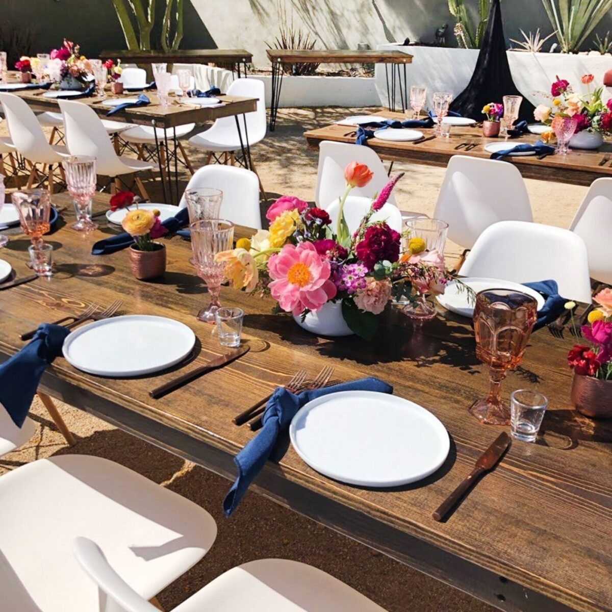 8' Hickory Hairpin Farm Table