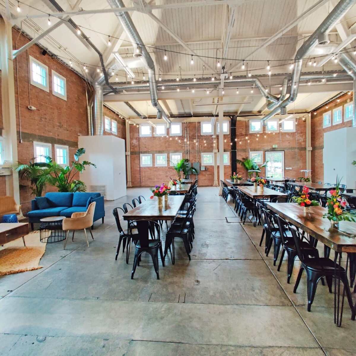 8' Hickory Hairpin Farm Table