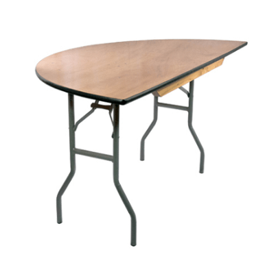 60 in. Half Round Table