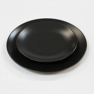 Heirloom Black Plates Dinnerware