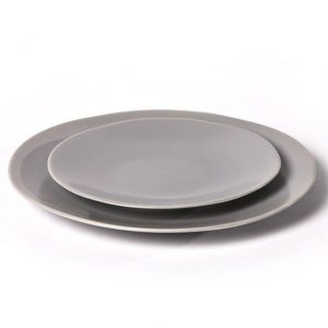 Heirloom Smoke Grey Plates Dinnerware