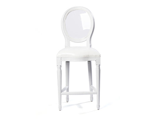Louis Bar Stool White
