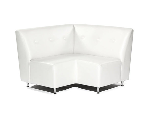 South Beach Corner Sofa White