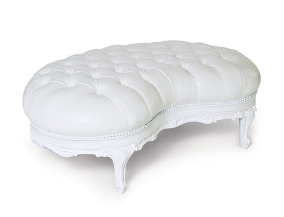 Jasmine Ottoman White