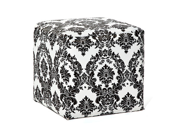 Cube Ottoman Damask
