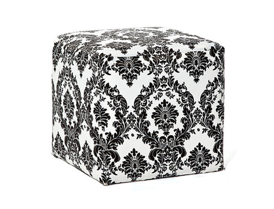 Cube Ottoman Damask